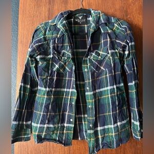 Wilfull Wear plaid button up